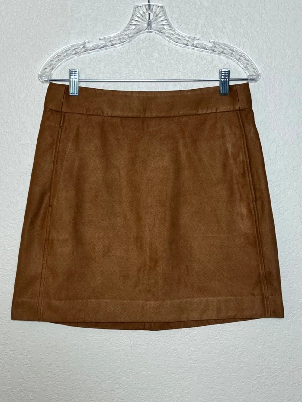 J. Crew faux suede mini skirt